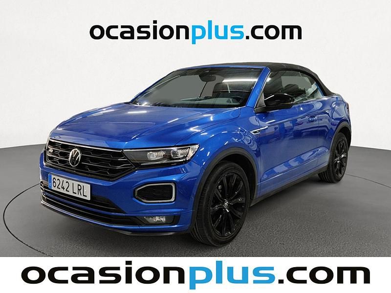 Usado VW T-Roc Cabriolet R-line 150 CV (110 kW) 2021 Azul Descapotable