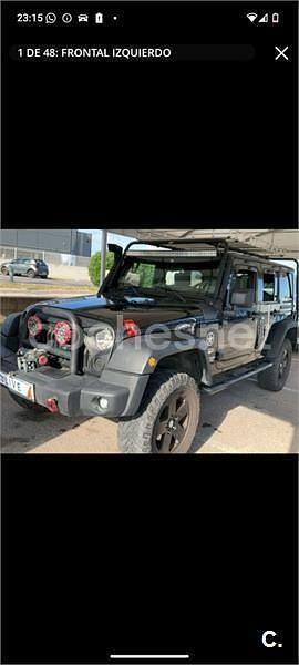 Negro Usado 2008 Jeep Wrangler Unlimited Sahara SUV | 26.000 € (Precio justo) - Imagen 1/3