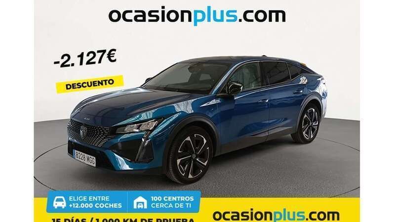 Azul Usado 2023 Peugeot 408 Allure Berlina | 21.273 € (Precio justo) - Imagen 1/4