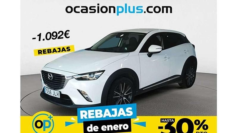 Blanco Usado 2016 Mazda CX-3 Luxury SUV | 13.658 € (Un poco caro) - Imagen 1/2