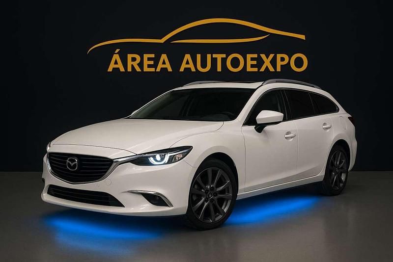 Blanco Usado 2017 Mazda 6 Luxury Familiar | 14.995 € (Caro) - Imagen 1/4