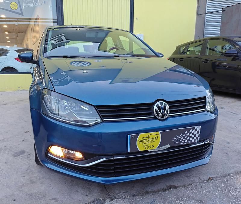 Begagnad VW Polo Advance 90 HK (66 kW) 2017 Blå Sedan