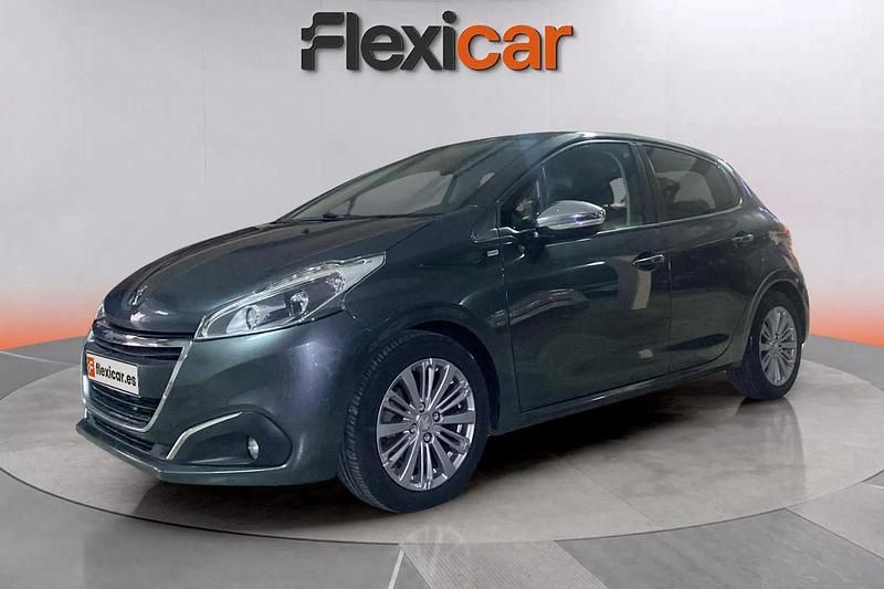 Usado Peugeot 208 Style 75 CV (55 kW) 2016 Gris Utilitario