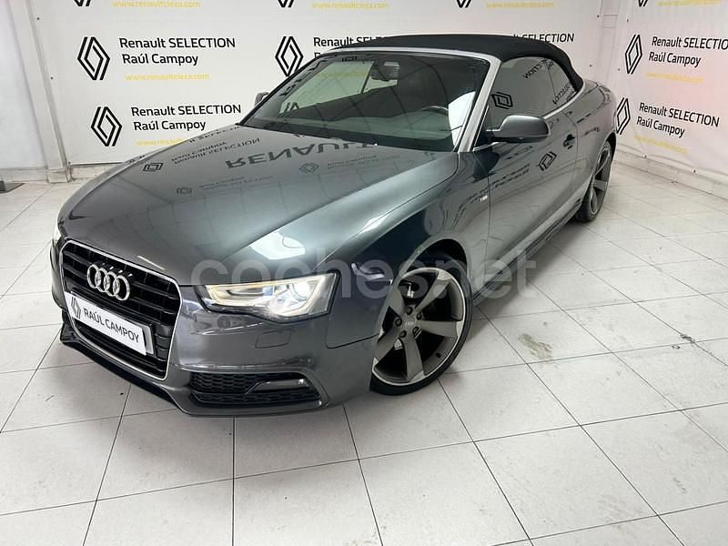 Usado Audi A5 Cabriolet S-Line 190 CV (139 kW) 2016 Gris / plata Descapotable