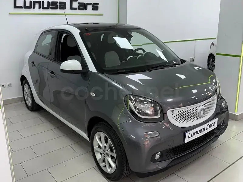 Usado Smart ForFour Passion 71 CV (52 kW) 2015 Gris / plata Utilitario