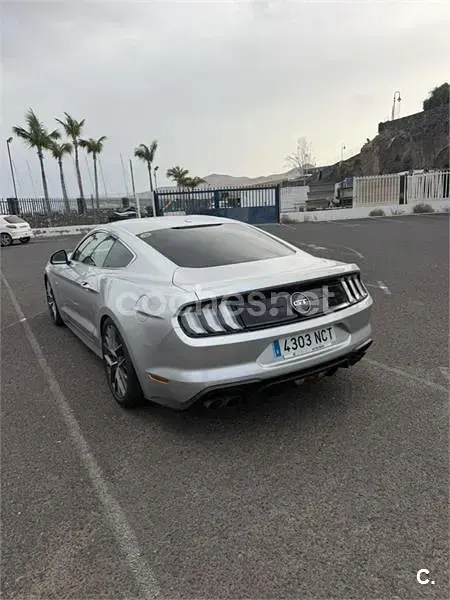 Usado Ford Mustang GT 450 CV (330 kW) 2019 Gris / plata Coupe