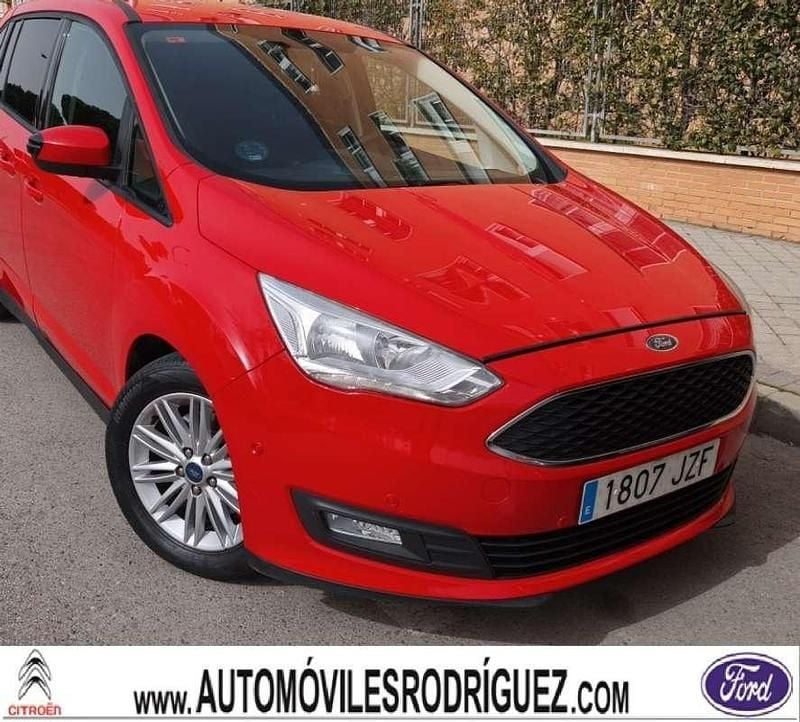 Usado Ford Grand C-Max Trend+ 125 CV (91 kW) 2017 Rojo Monovolumen
