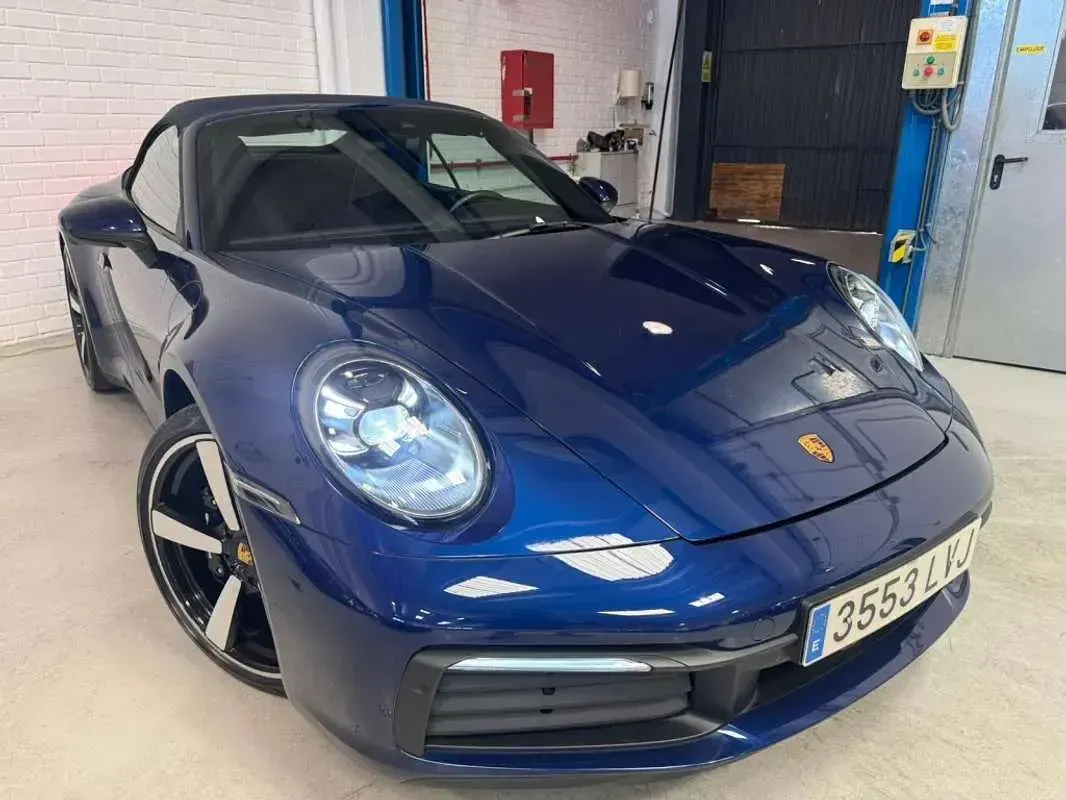 Usado Porsche 911 Carrera 4S Cabriolet 450 CV (330 kW) 2022 Azul Descapotable