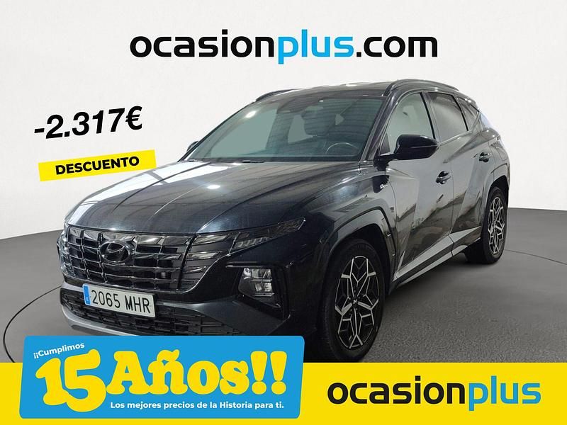 Negro Usado 2023 Hyundai Tucson N Line SUV | 25.490 € (Caro) - Imagen 1/4