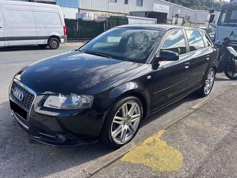 Negro Usado 2008 Audi A3 Sportback S-Line Utilitario | 6500 € (Super precio) - Imagen 1/4