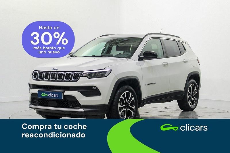 Blanco Usado 2023 Jeep Compass Limited SUV | 28.990 € (Un poco caro) - Imagen 1/4