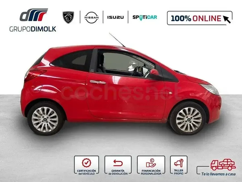 Usado Ford Ka Trend 69 CV (50 kW) 2015 Rojo Berlina