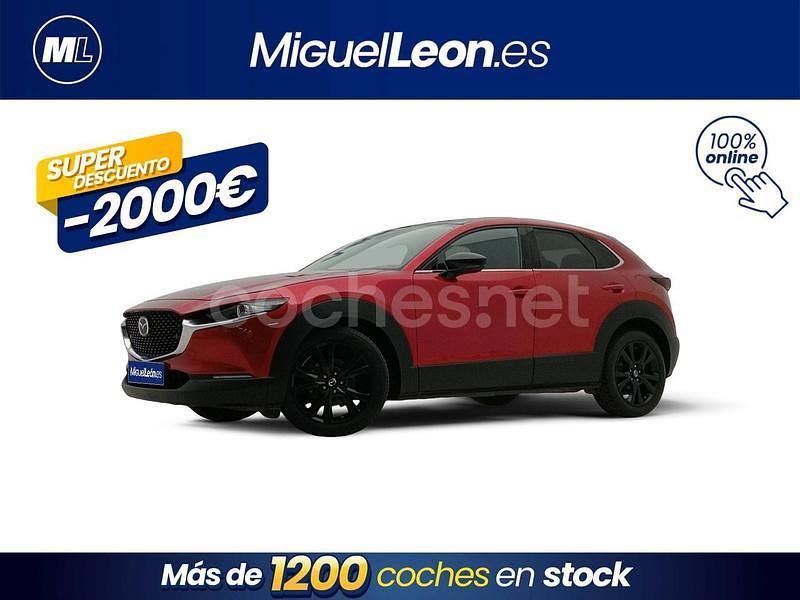 Rojo Usado 2022 Mazda CX-30 Homura-Line SUV | 22.985 € (Precio justo) - Imagen 1/3