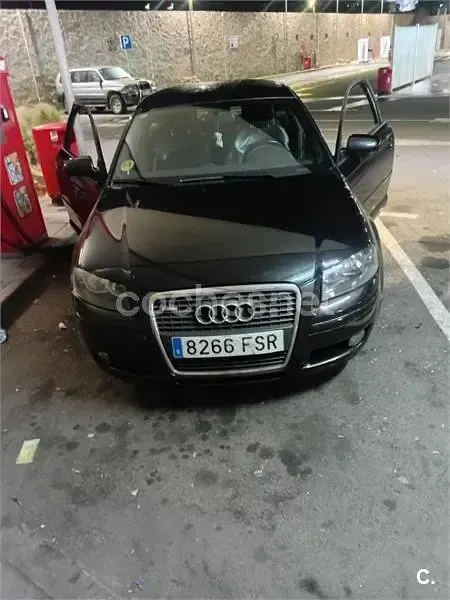 Usado Audi A3 S-Line 140 CV (102 kW) 2007 Negro Utilitario