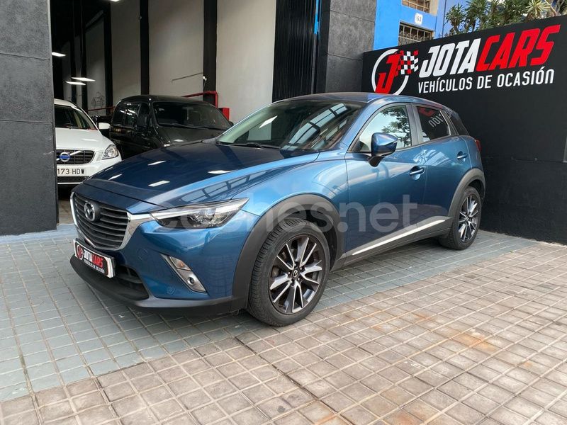 Azul Usado 2018 Mazda CX-3 Luxury SUV | 15.990 € (Precio justo) - Imagen 1/4