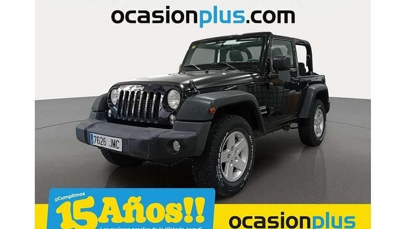 Negro Usado 2016 Jeep Wrangler Sport SUV | 33.490 € (Precio justo) - Imagen 1/4