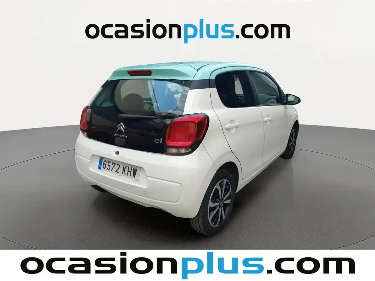 Usado Citroën C1 PureTech 82 CV (60 kW) 2018 Blanco Utilitario