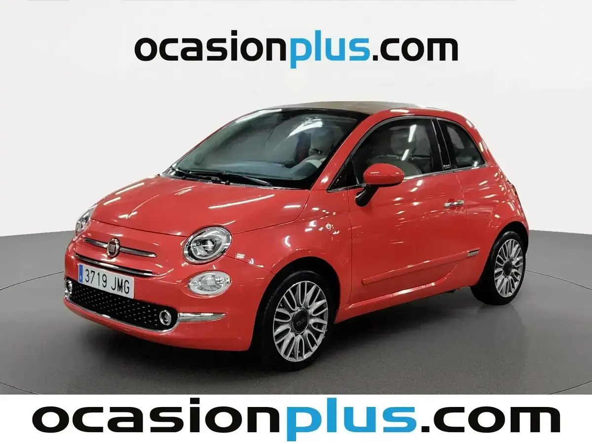 Usado Fiat 500 Lounge 69 CV (50 kW) 2016 Rojo Descapotable