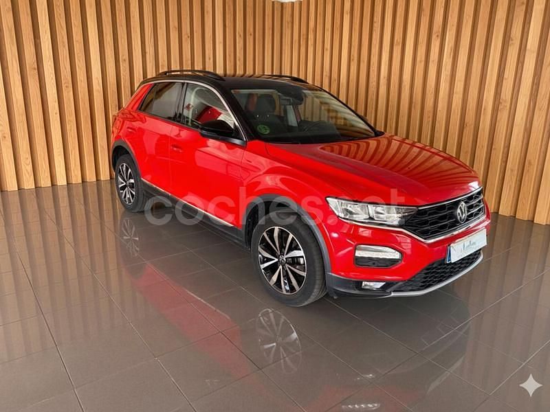 Rojo Usado 2021 VW T-Roc Advance SUV | 14.790 € (Buen precio) - Imagen 1/4