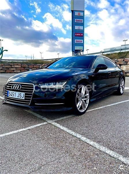 Usado Audi A7 Sportback S-Line 252 CV (185 kW) 2016 Negro Utilitario
