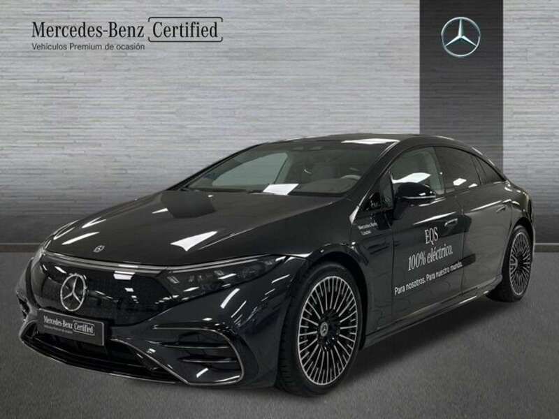 Usado Mercedes EQS580 AMG line 385 kW (524 CV) 2023 Verde SUV