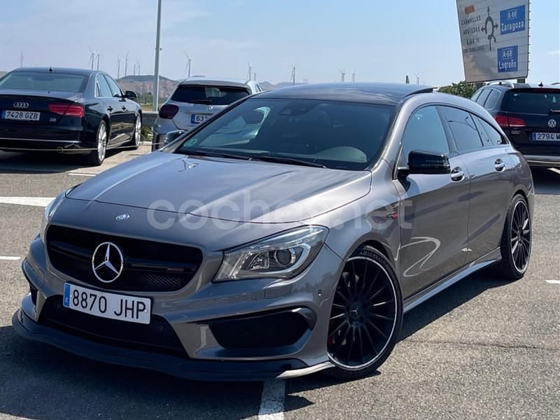 Gris / plata Usado 2015 Mercedes CLA45 AMG Shooting Brake Familiar | 30.000 € (Precio justo) - Imagen 1/4