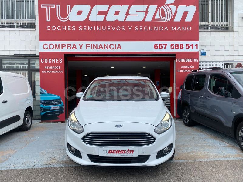 Blanco Usado 2016 Ford S-MAX Titanium Monovolumen | 14.900 € (Precio justo) - Imagen 1/4