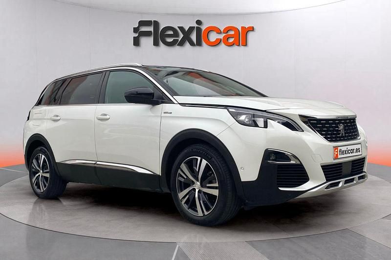 Blanco Usado 2019 Peugeot 5008 GT-line Monovolumen | 18.390 € (Buen precio) - Imagen 1/4