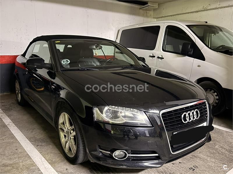 Usado Audi A3 Cabriolet Ambition 140 CV (102 kW) 2011 Negro Descapotable