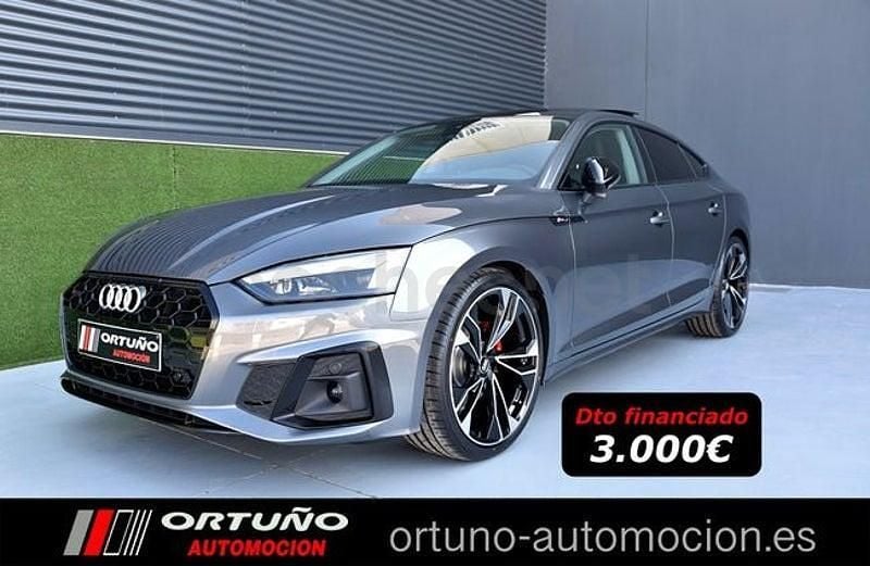 Usado Audi A5 Sportback S-Line 163 CV (119 kW) 2021 Gris / plata Utilitario