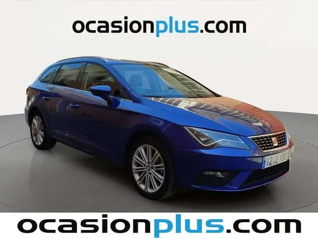 Usado Seat Leon ST XCELLENCE 150 CV (110 kW) 2017 Azul Familiar