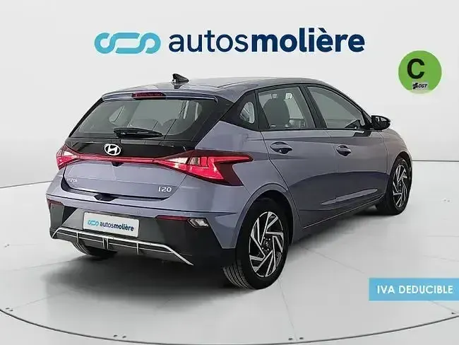 Usado Hyundai i20 84 CV (61 kW) 2024 Azul Utilitario