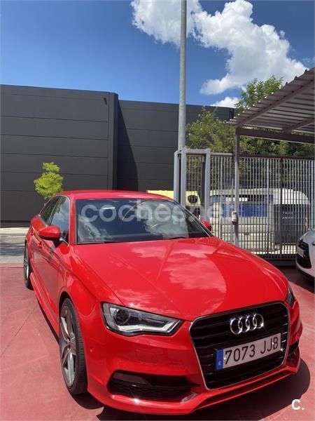 Rojo Usado 2015 Audi A3 S-Line Berlina | 19.000 € (Un poco caro) - Imagen 1/4