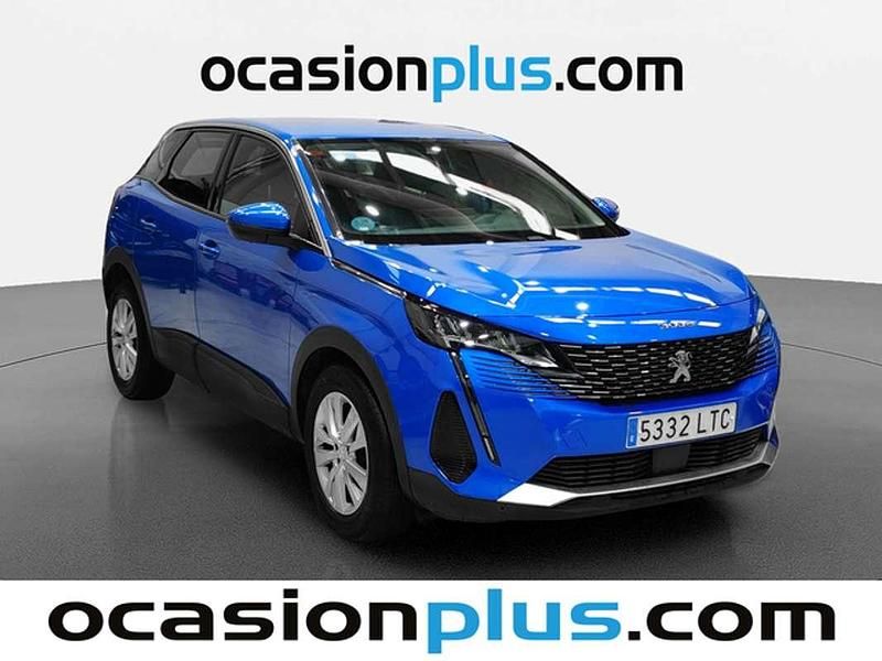 Usado Peugeot 3008 Active 131 CV (96 kW) 2021 Azul SUV