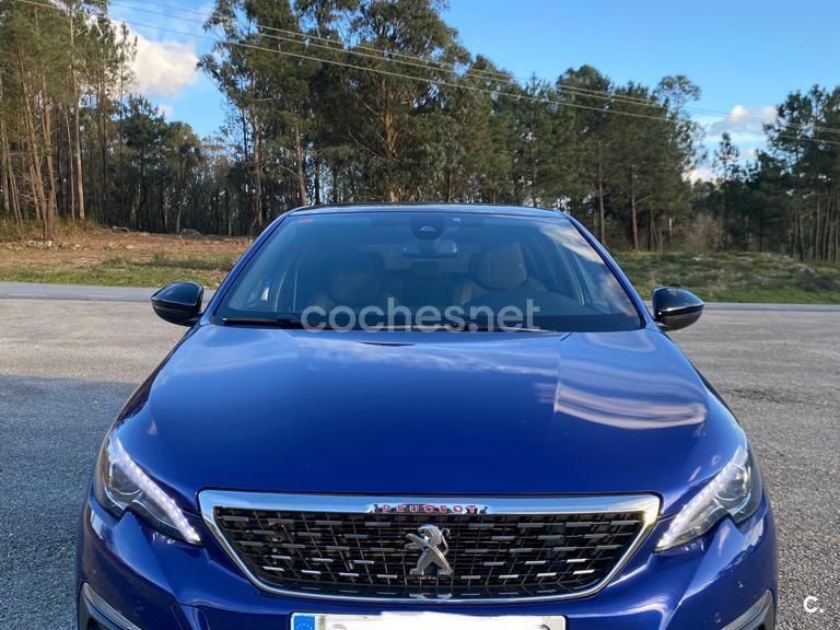 Usado Peugeot 308 GT-line 130 CV (95 kW) 2018 Azul Berlina