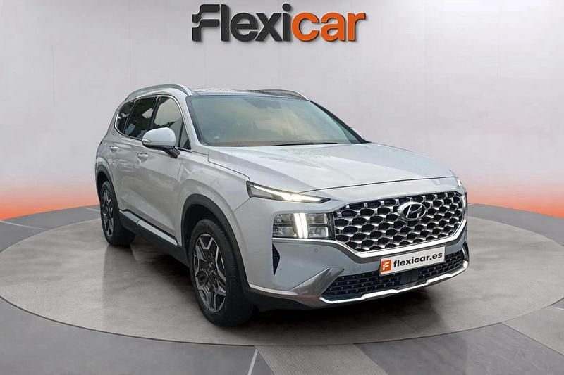 Blanco Usado 2021 Hyundai Santa Fe SUV | 32.590 € (Precio justo) - Imagen 1/4
