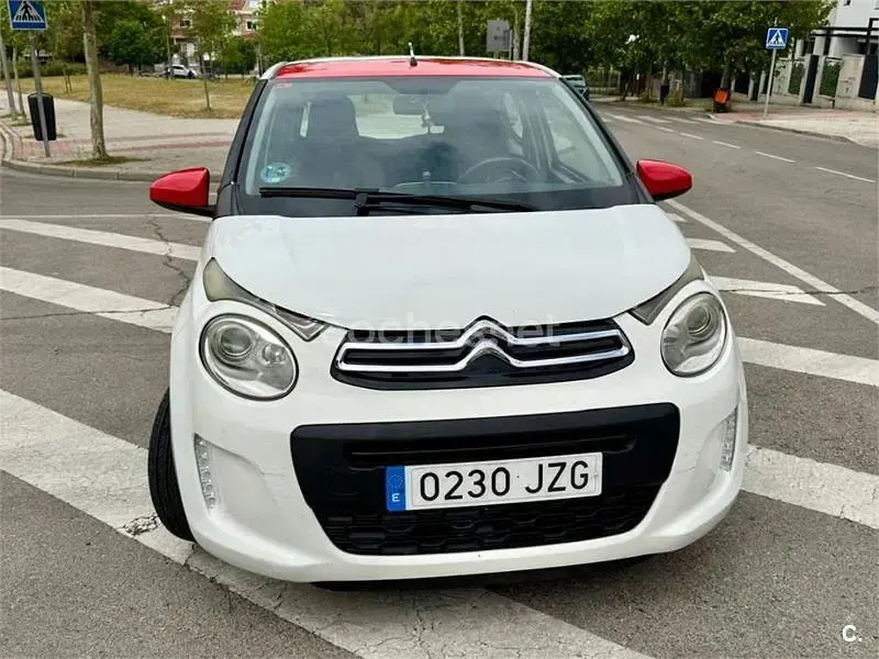 Usado Citroën C1 Feel 82 CV (60 kW) 2017 Blanco Utilitario