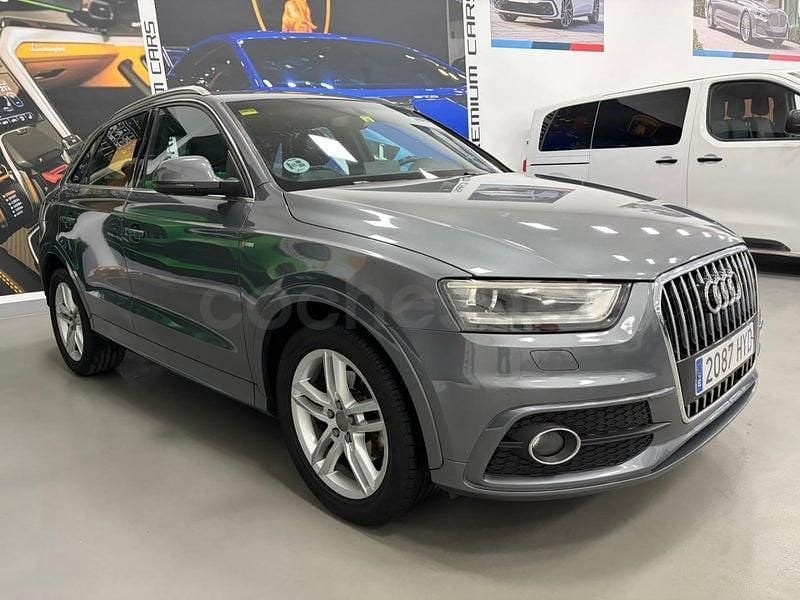 Usado Audi Q3 S-Line 140 CV (102 kW) 2014 Gris / plata SUV