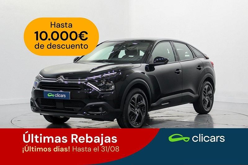 Negro Usado 2024 Citroën C4 PureTech Berlina | 16.990 € (Precio justo) - Imagen 1/4