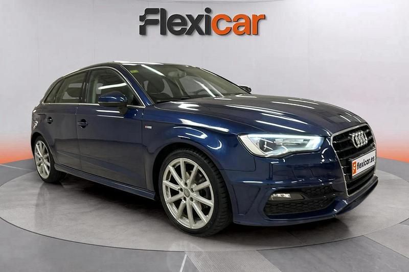 Azul Usado 2015 Audi A3 Sportback S-Line Berlina | 12.990 € (Super precio) - Imagen 1/4