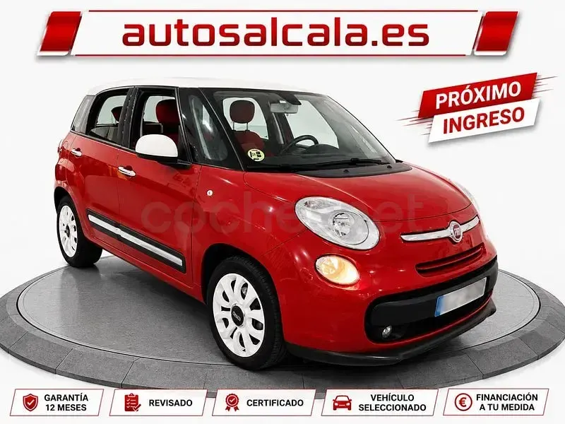 Usado Fiat 500L 85 CV (62 kW) 2012 Rojo Monovolumen