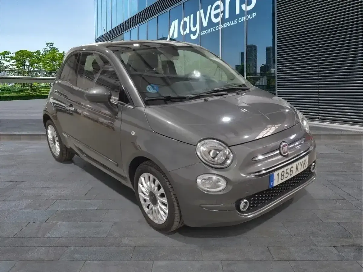 Usado Fiat 500 Lounge 69 CV (50 kW) 2019 Gris Utilitario