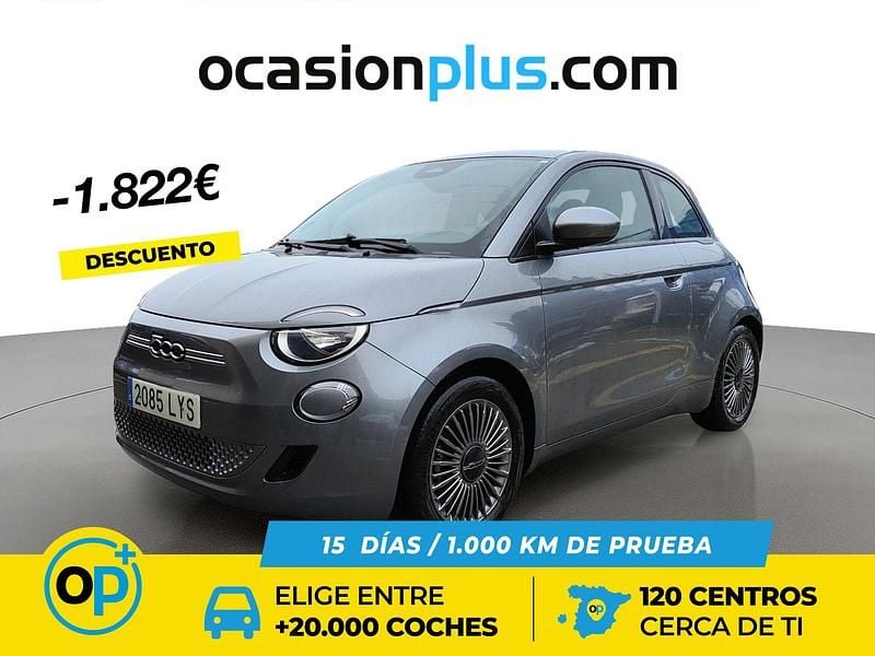 Usado Fiat 500e Icon 86 kW (118 CV) 2022 Gris Utilitario