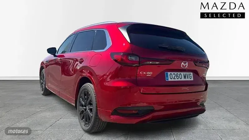 Usado Mazda CX-80 Homura-Line 327 CV (240 kW) 2024 Rojo SUV