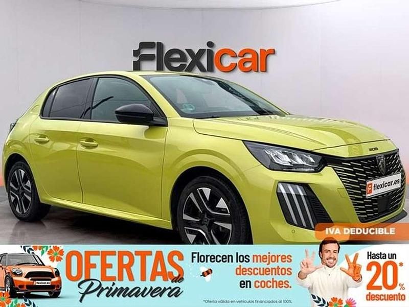 Usado Peugeot 208 Allure 101 CV (74 kW) 2025 Verde Utilitario