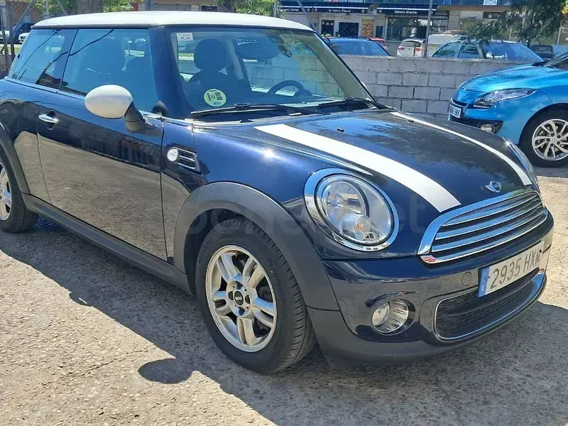 Usado Mini Cooper D 112 CV (82 kW) 2014 Azul Utilitario