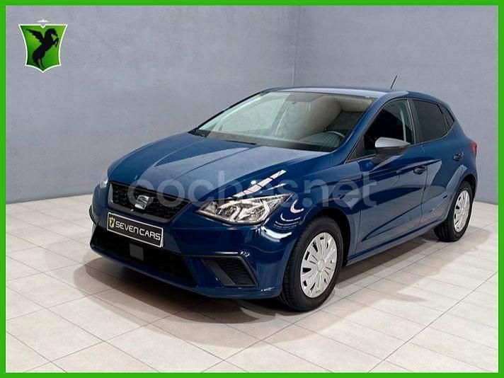 Usado Seat Ibiza Reference 80 CV (58 kW) 2019 Azul Berlina