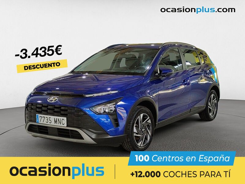 Azul Usado 2024 Hyundai Bayon SUV | 15.900 € (Precio justo) - Imagen 1/4