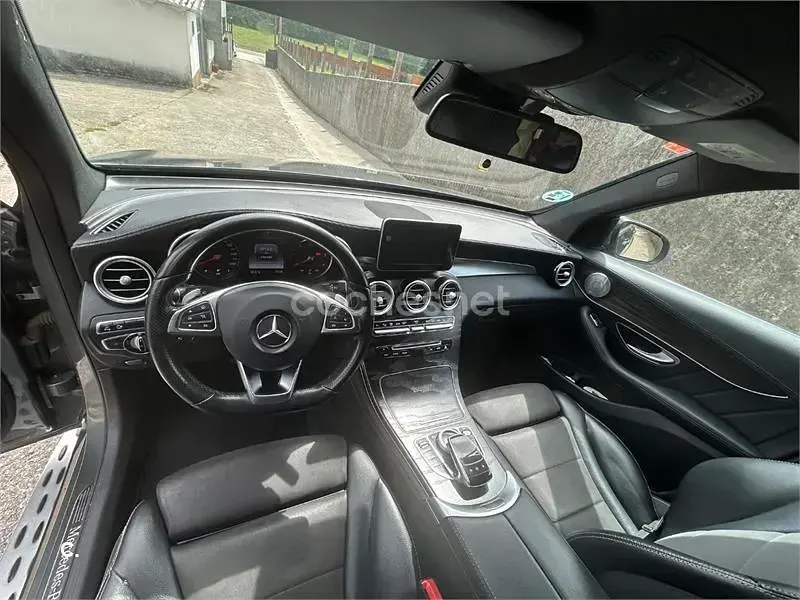 Usado Mercedes GLC250 AMG line 204 CV (150 kW) 2016 Gris / plata SUV