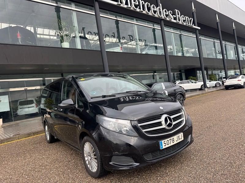 Usado Mercedes V220 Avantgarde 163 CV (119 kW) 2016 Negro Monovolumen